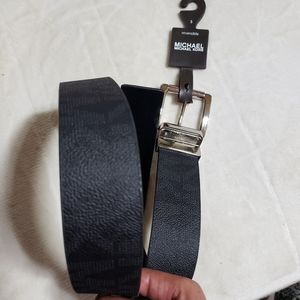 NWT AUTHENTIC MICHAEL KORS REVERSIBLE LEATHER BELT
